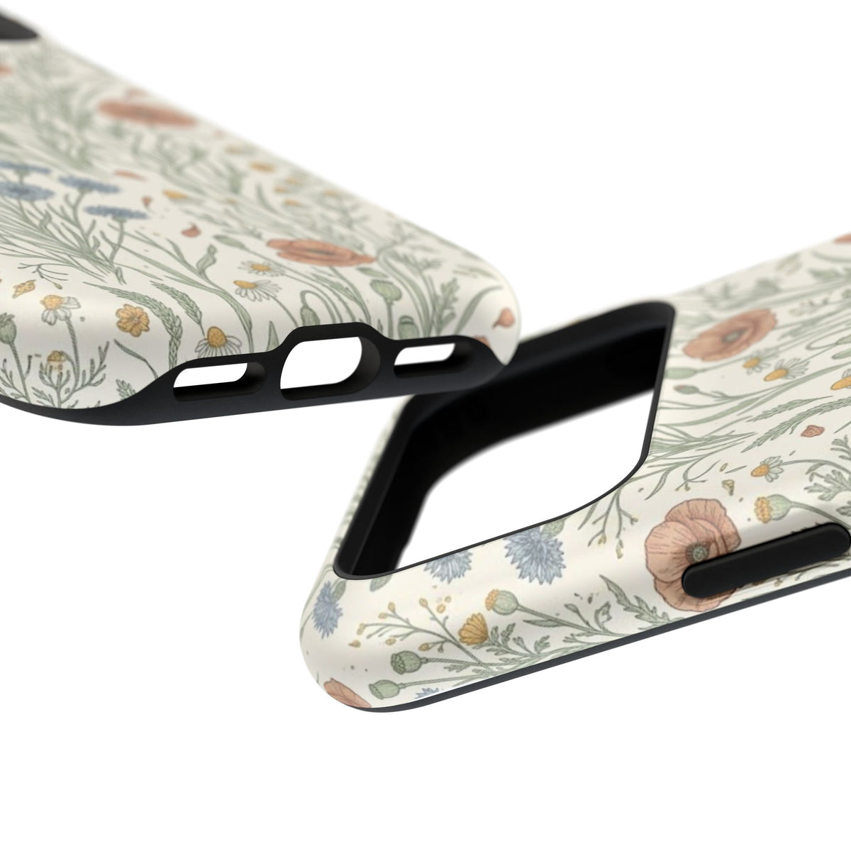 Vintage Wildflower Floral Field - Impact Resistant Phone Case