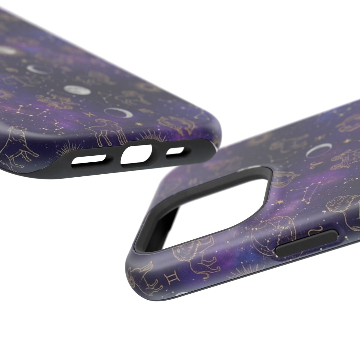 Zodiac Constellation & Moon Phases - Impact-Resistant Phone Case