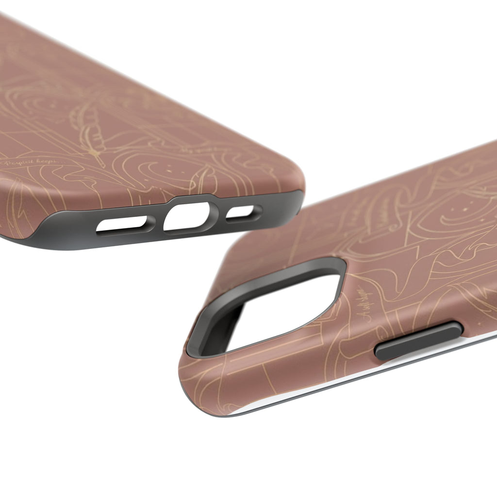 Terracotta Floral Arch Phone Case