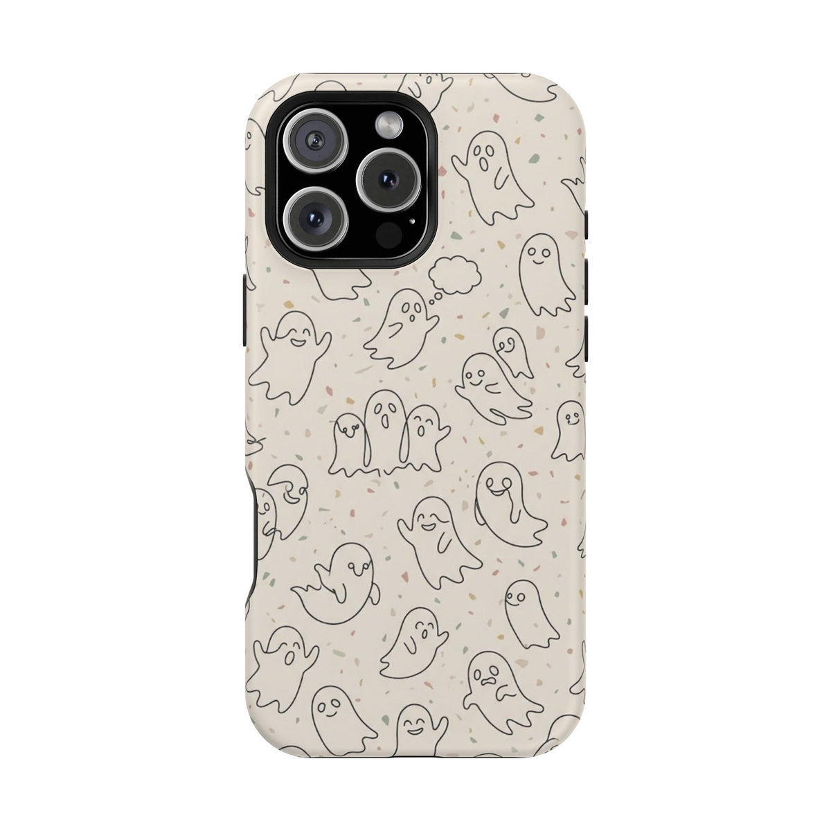Cute Ghost Pattern - Impact Resistant Phone Case