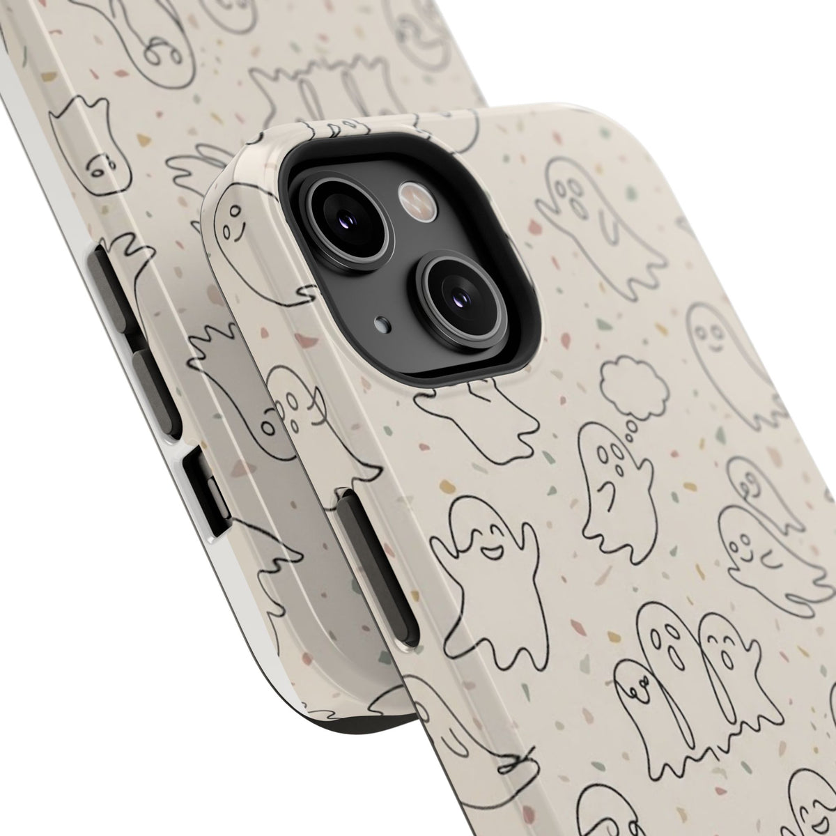 Cute Ghost Pattern - Impact Resistant Phone Case