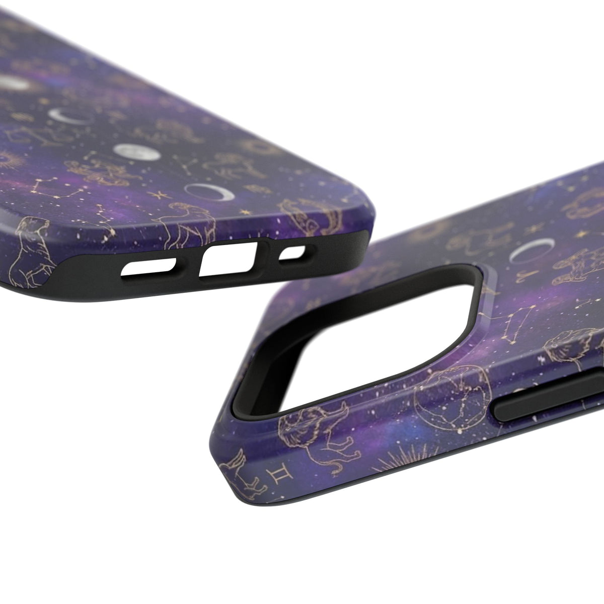 Zodiac Constellation & Moon Phases - Impact-Resistant Phone Case