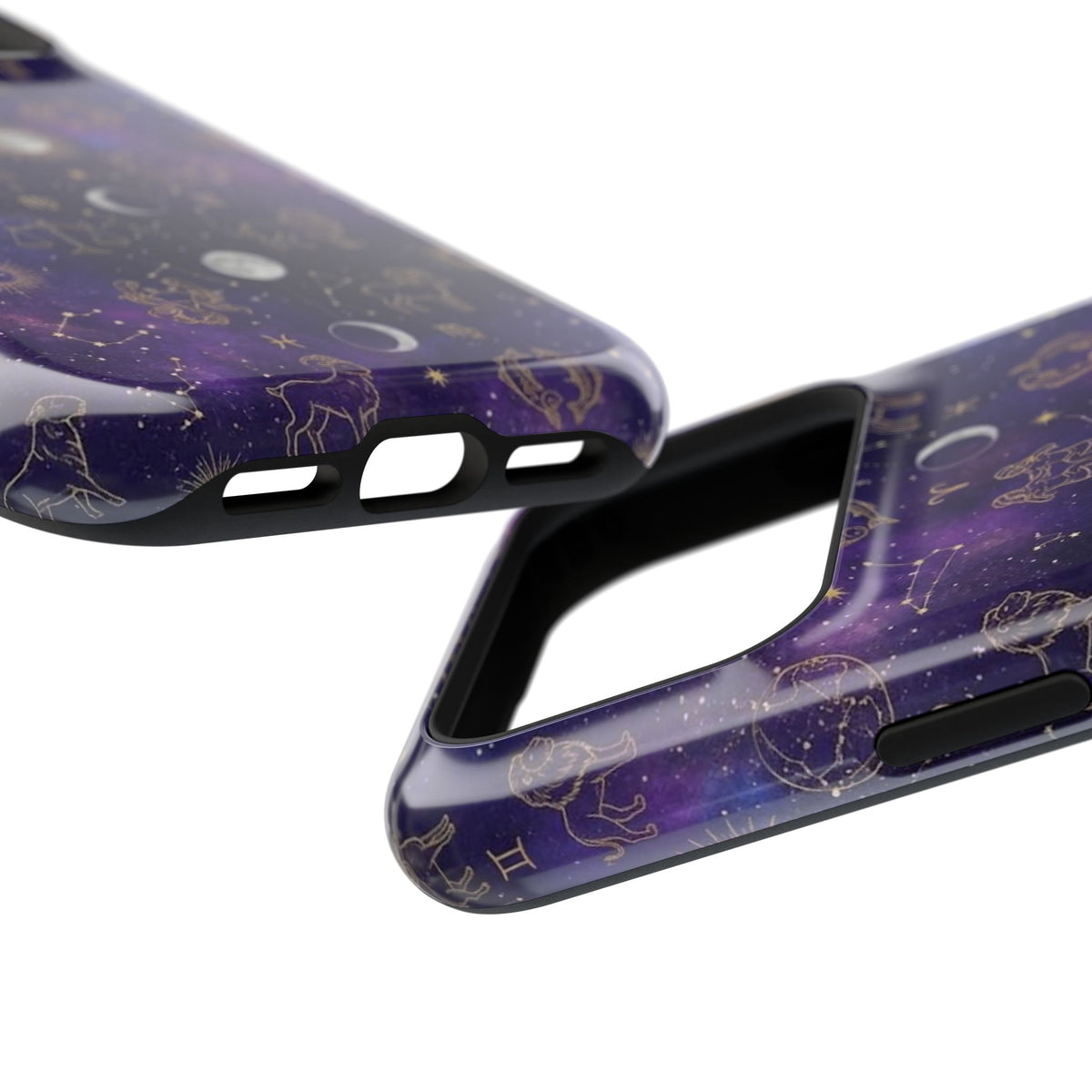 Zodiac Constellation & Moon Phases - Impact-Resistant Phone Case