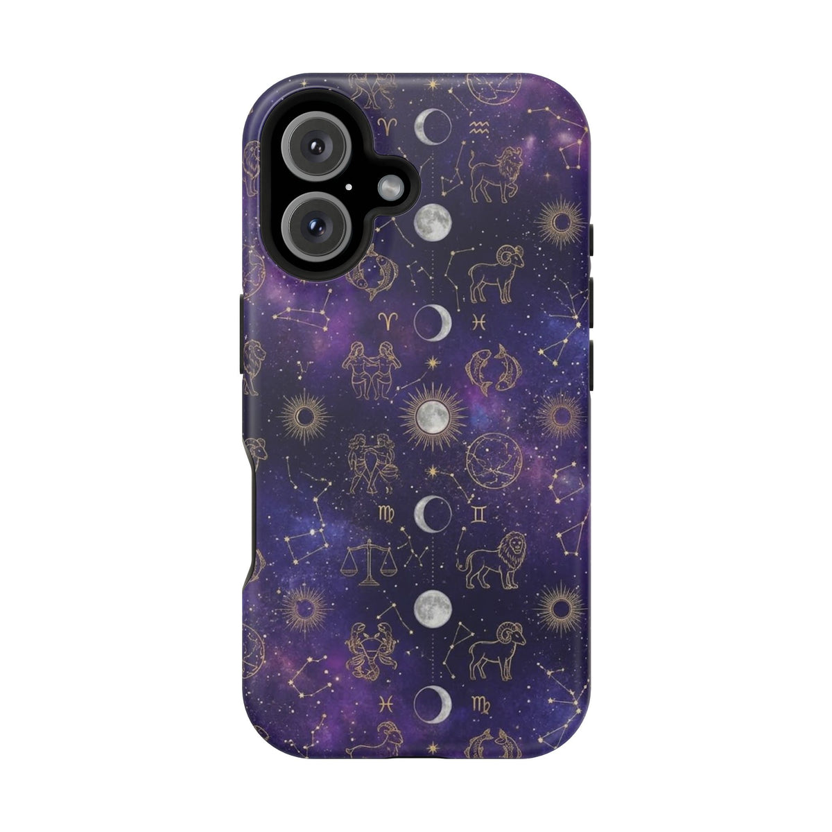 Zodiac Constellation & Moon Phases - Impact-Resistant Phone Case
