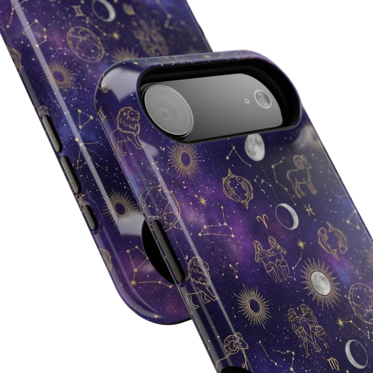 Zodiac Constellation & Moon Phases - Impact-Resistant Phone Case
