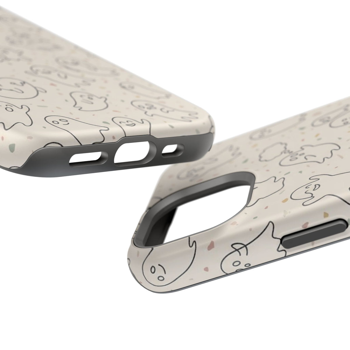 Cute Ghost Pattern - Impact Resistant Phone Case
