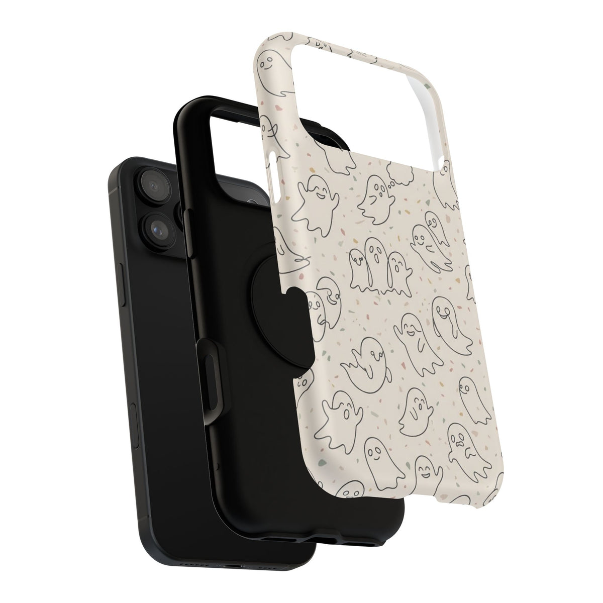 Cute Ghost Pattern - Impact Resistant Phone Case