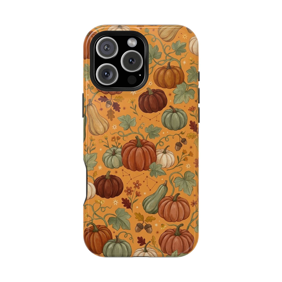 Autumn Pumpkin Pattern - Impact Resistant Phone Case