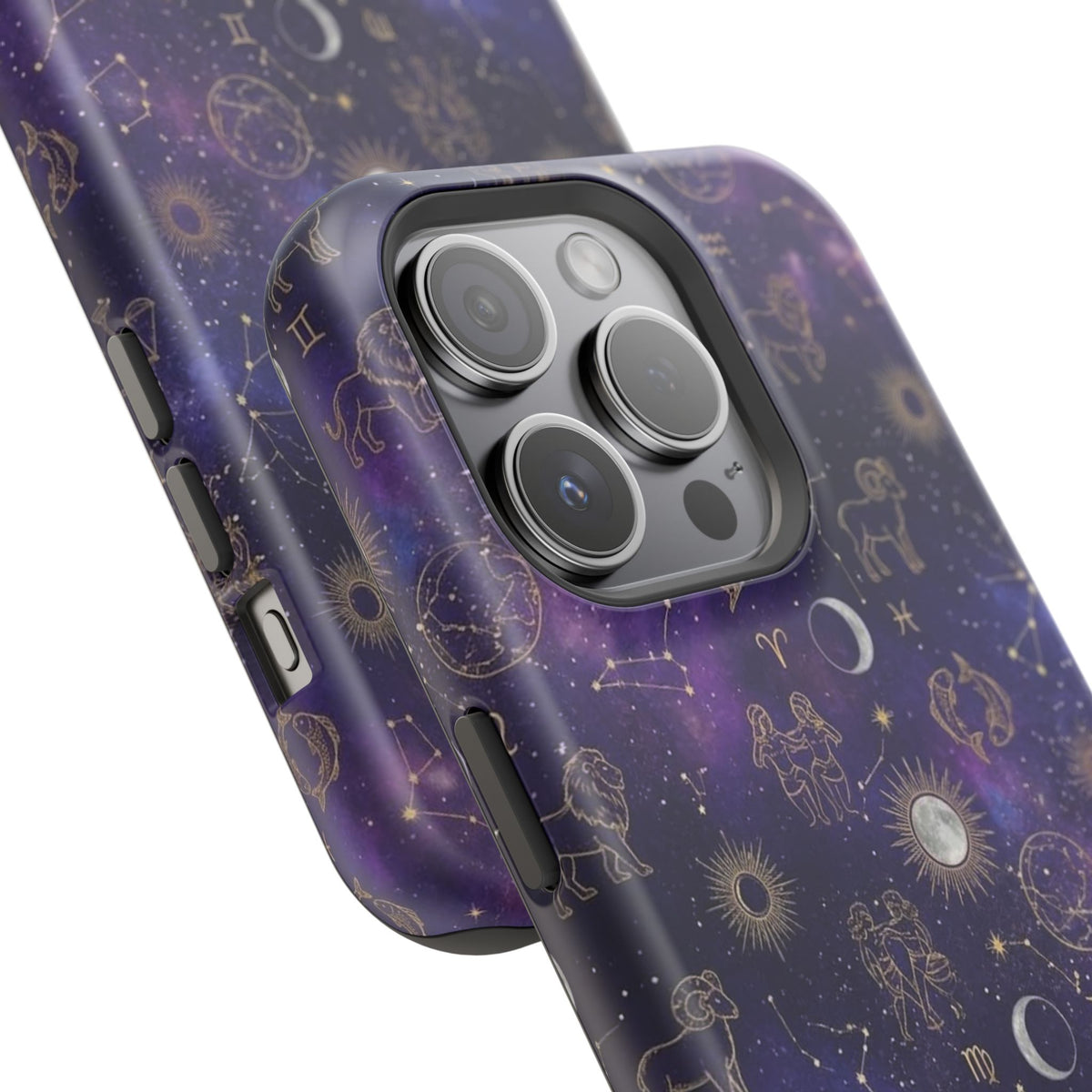 Zodiac Constellation & Moon Phases - Impact-Resistant Phone Case