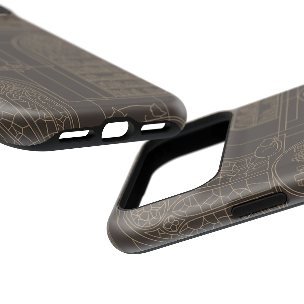 Cat Library Bookshelf Phone Case