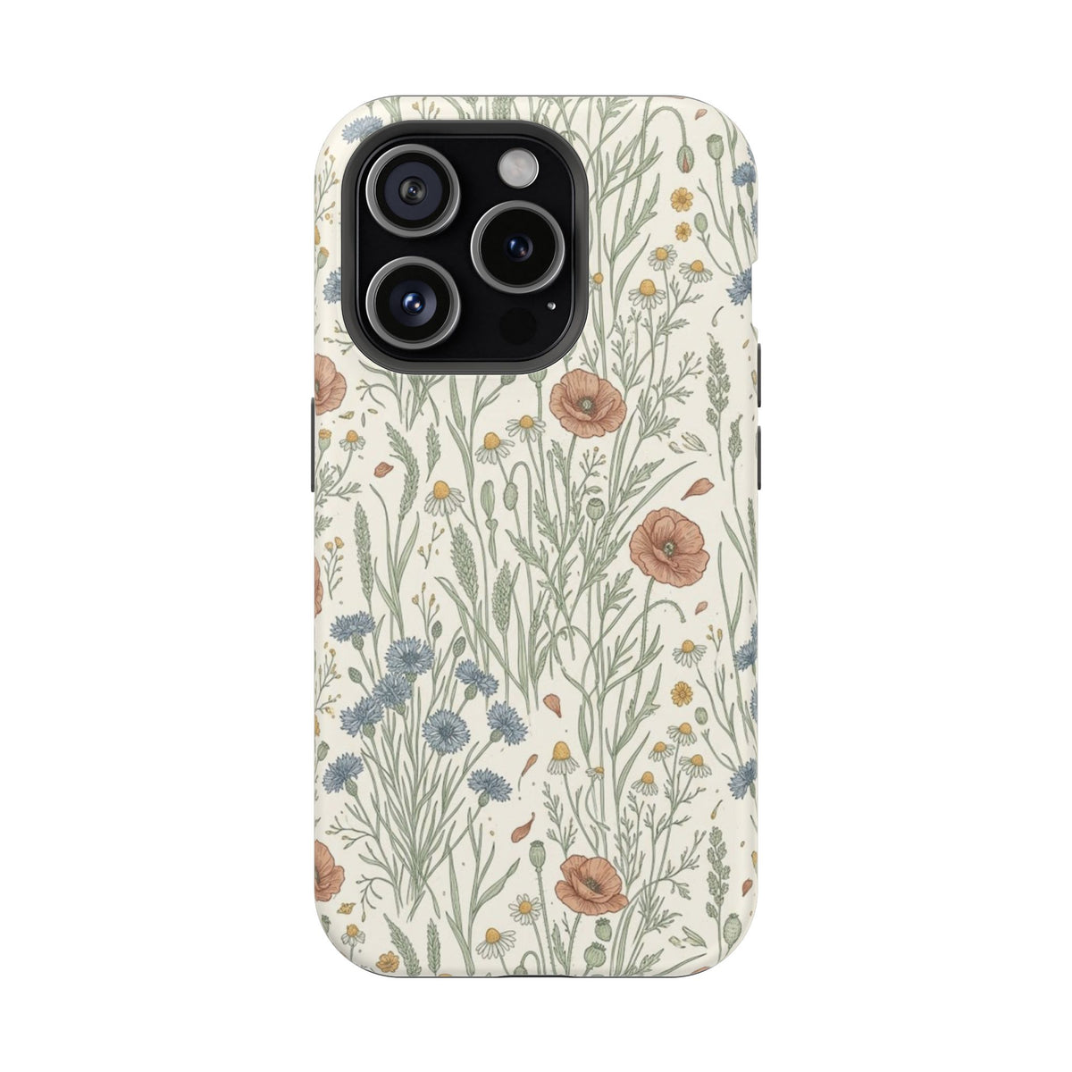Vintage Wildflower Floral Field - Impact Resistant Phone Case