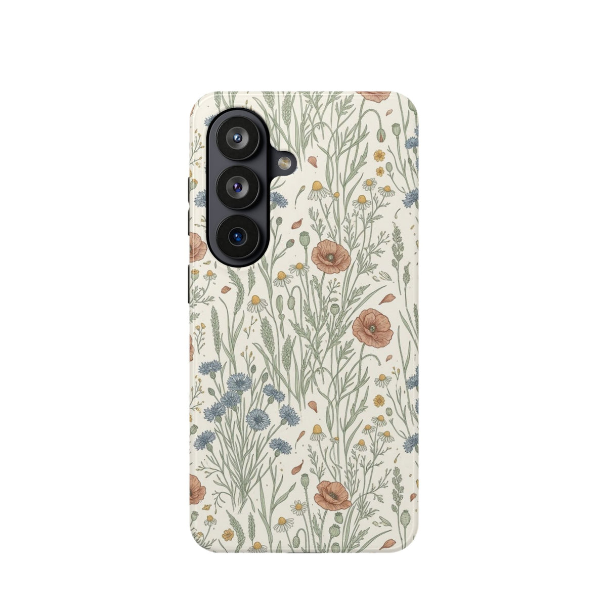 Vintage Wildflower Floral Field - Impact Resistant Phone Case