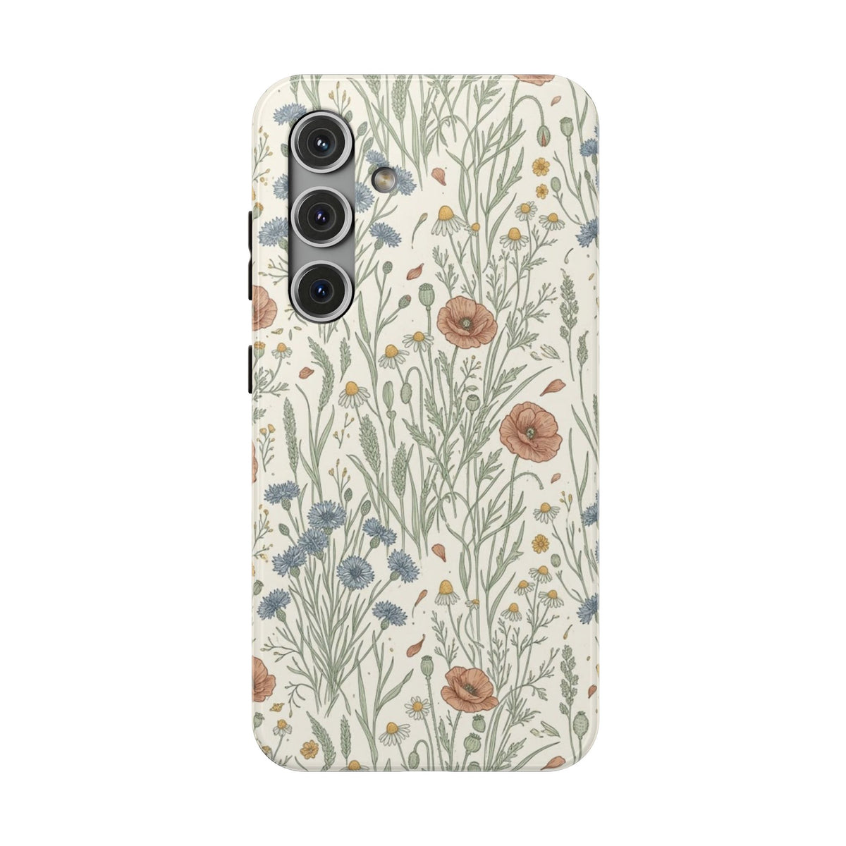 Vintage Wildflower Floral Field - Impact Resistant Phone Case