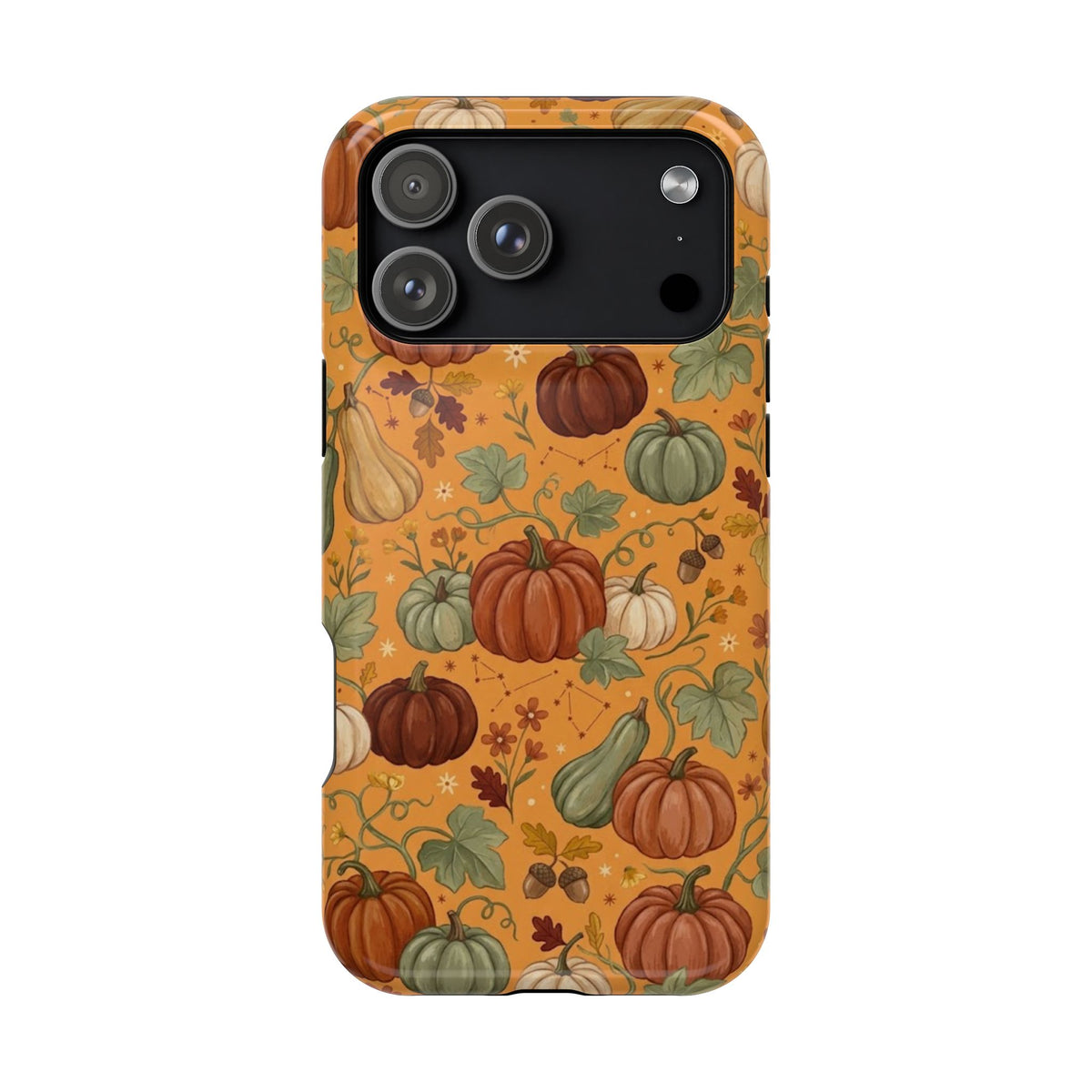 Autumn Pumpkin Pattern - Impact Resistant Phone Case