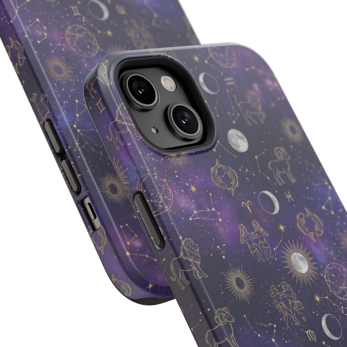 Zodiac Constellation & Moon Phases - Impact-Resistant Phone Case