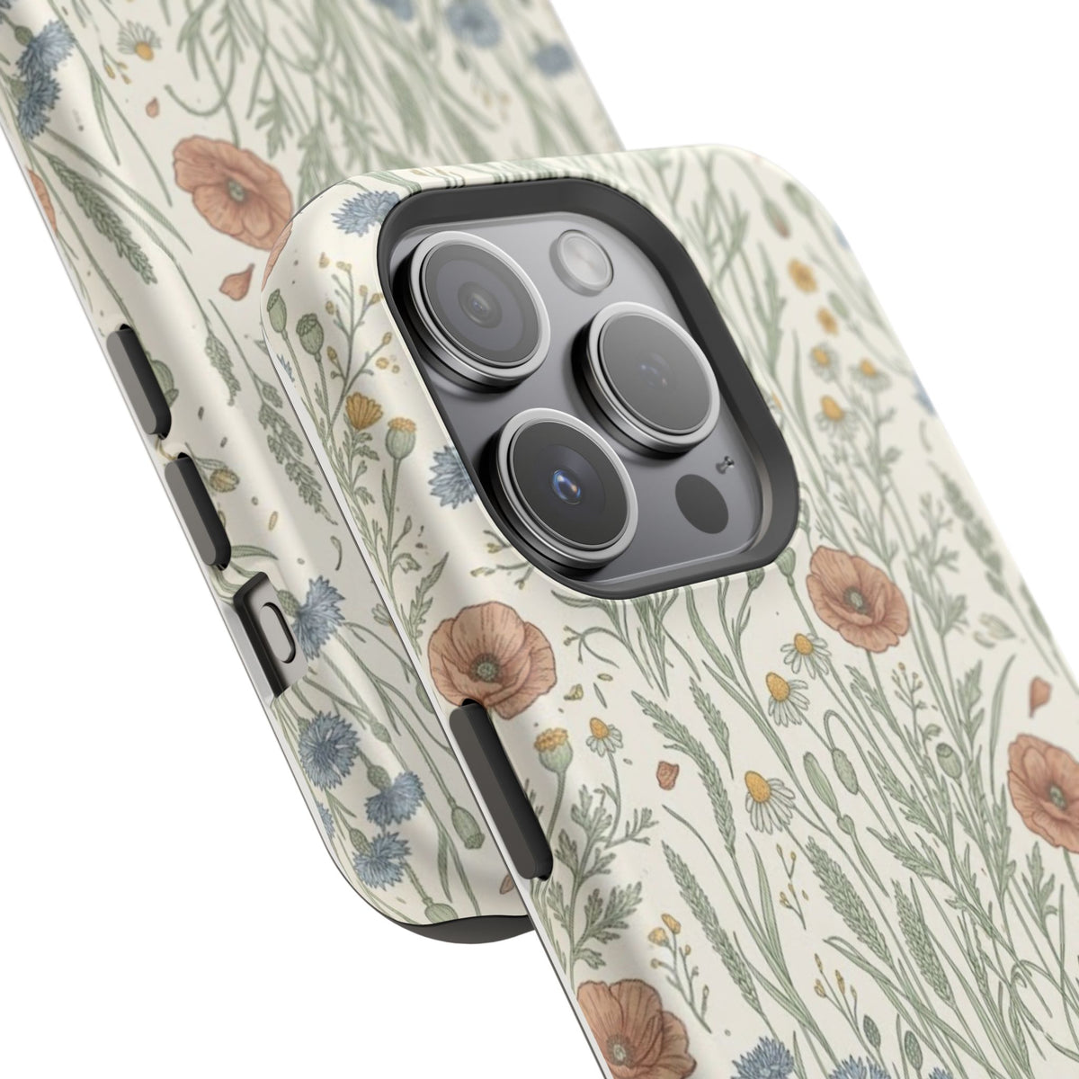 Vintage Wildflower Floral Field - Impact Resistant Phone Case