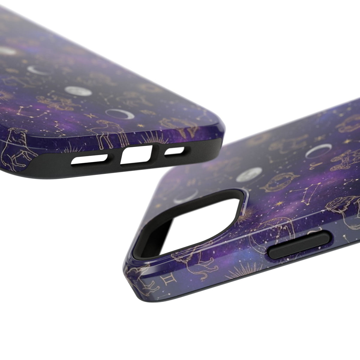 Zodiac Constellation & Moon Phases - Impact-Resistant Phone Case