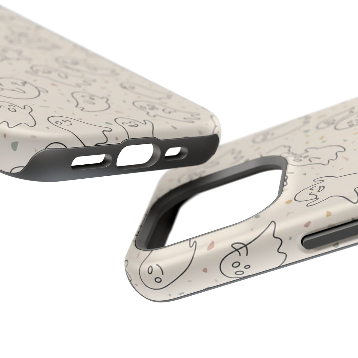 Cute Ghost Pattern - Impact Resistant Phone Case