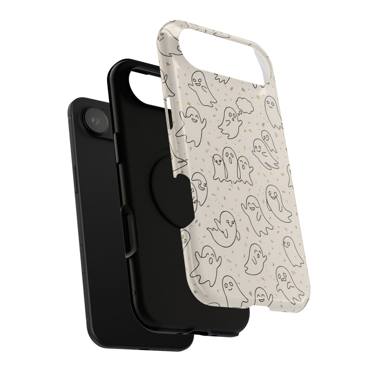Cute Ghost Pattern - Impact Resistant Phone Case