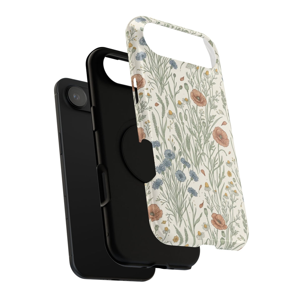 Vintage Wildflower Floral Field - Impact Resistant Phone Case