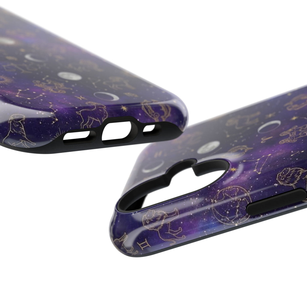 Zodiac Constellation & Moon Phases - Impact-Resistant Phone Case