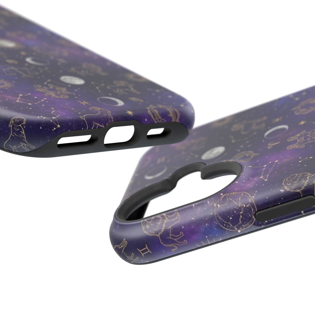 Zodiac Constellation & Moon Phases - Impact-Resistant Phone Case