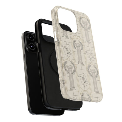 Vintage Column & Laurel Pattern Phone Case