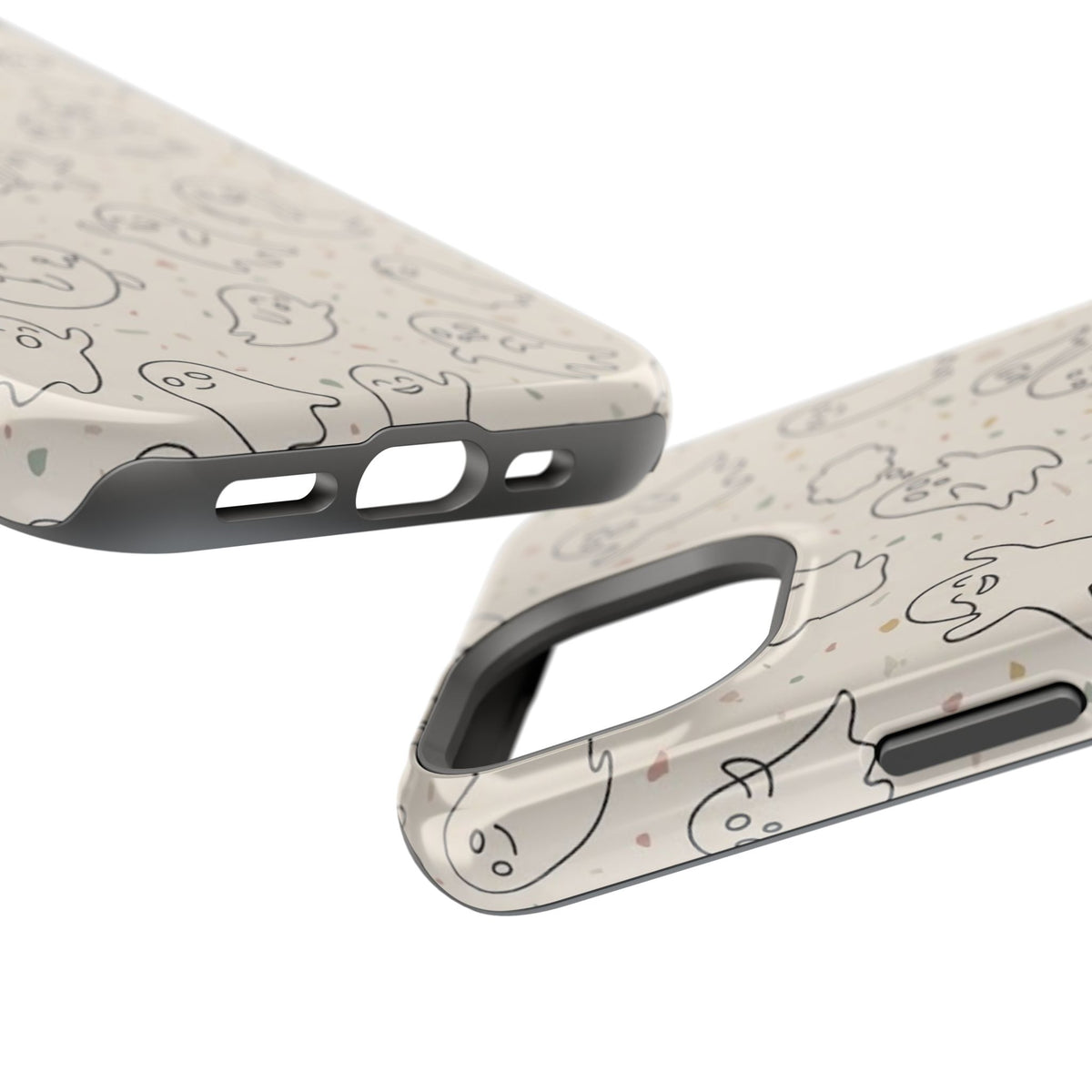 Cute Ghost Pattern - Impact Resistant Phone Case