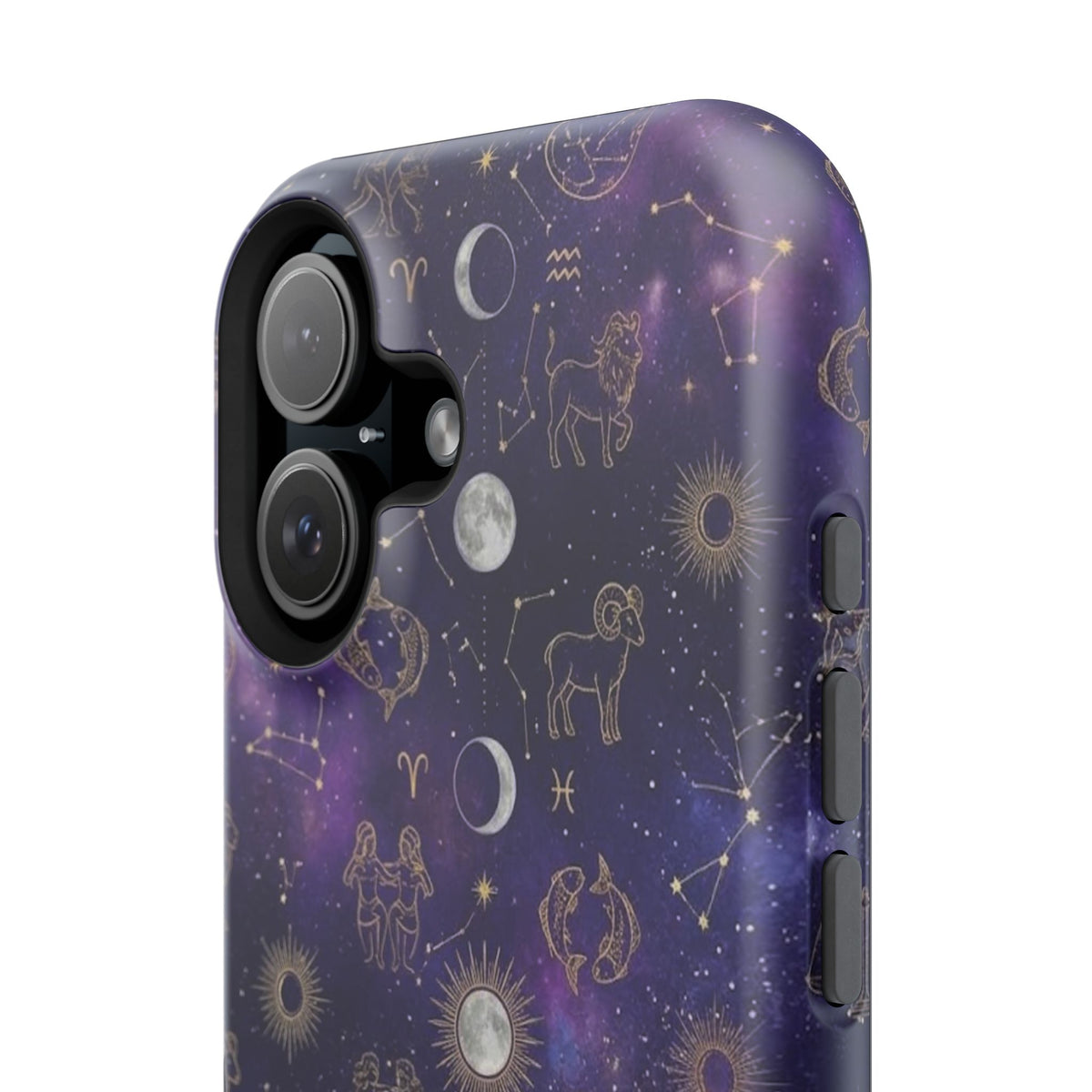 Zodiac Constellation & Moon Phases - Impact-Resistant Phone Case