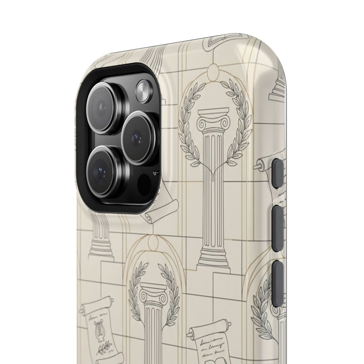 Vintage Column & Laurel Pattern Phone Case
