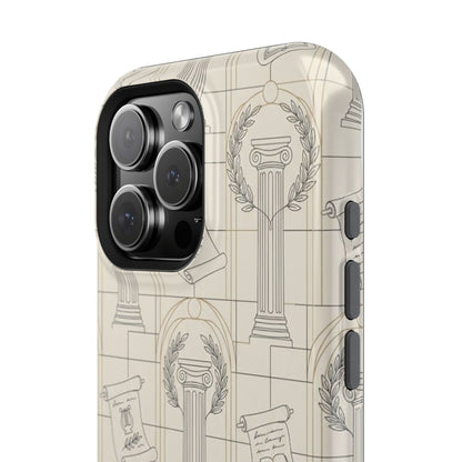 Vintage Column & Laurel Pattern Phone Case