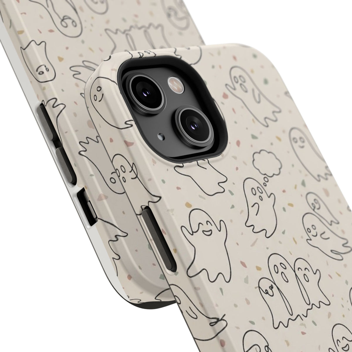 Cute Ghost Pattern - Impact Resistant Phone Case