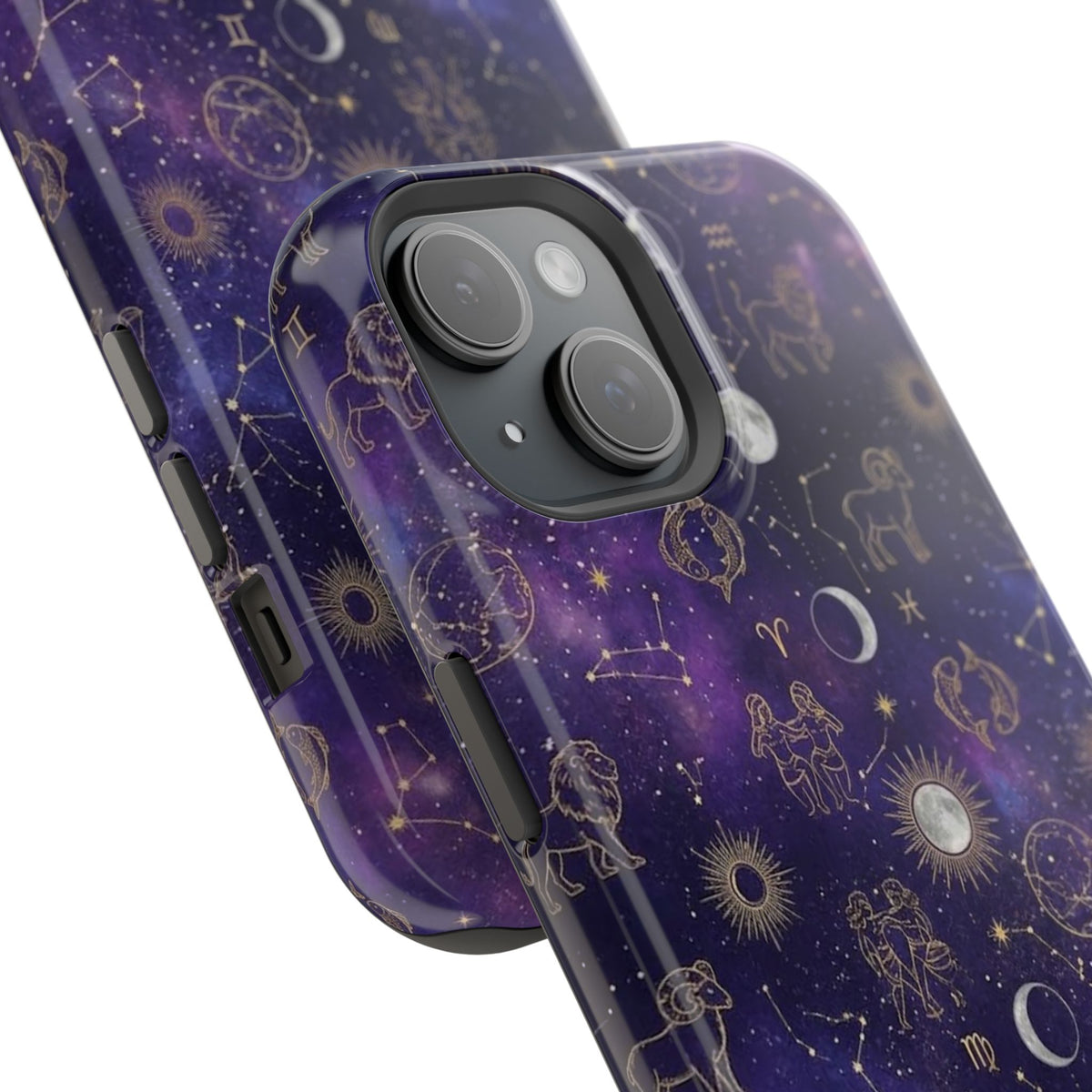 Zodiac Constellation & Moon Phases - Impact-Resistant Phone Case