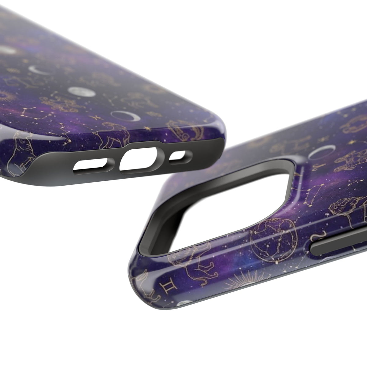 Zodiac Constellation & Moon Phases - Impact-Resistant Phone Case