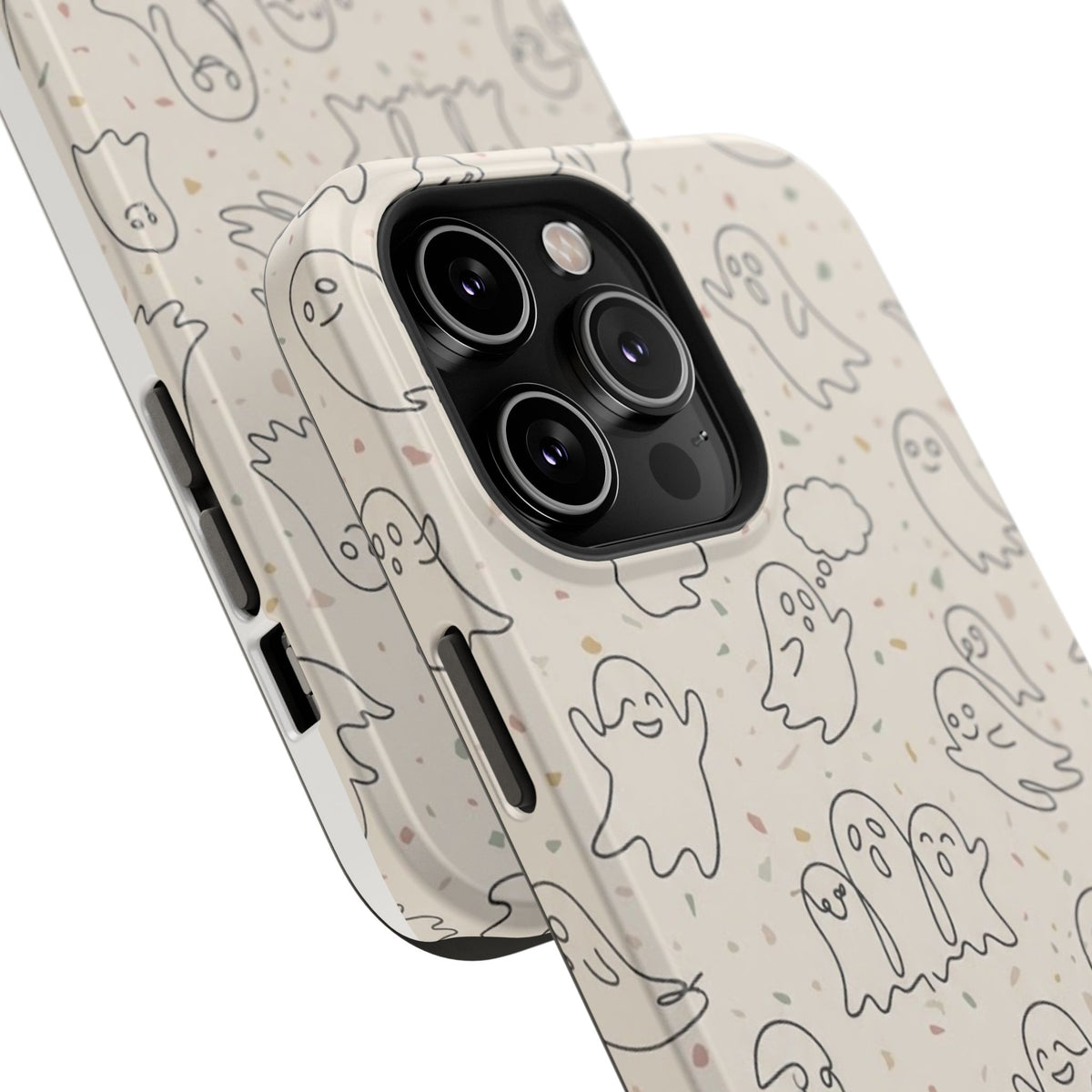 Cute Ghost Pattern - Impact Resistant Phone Case