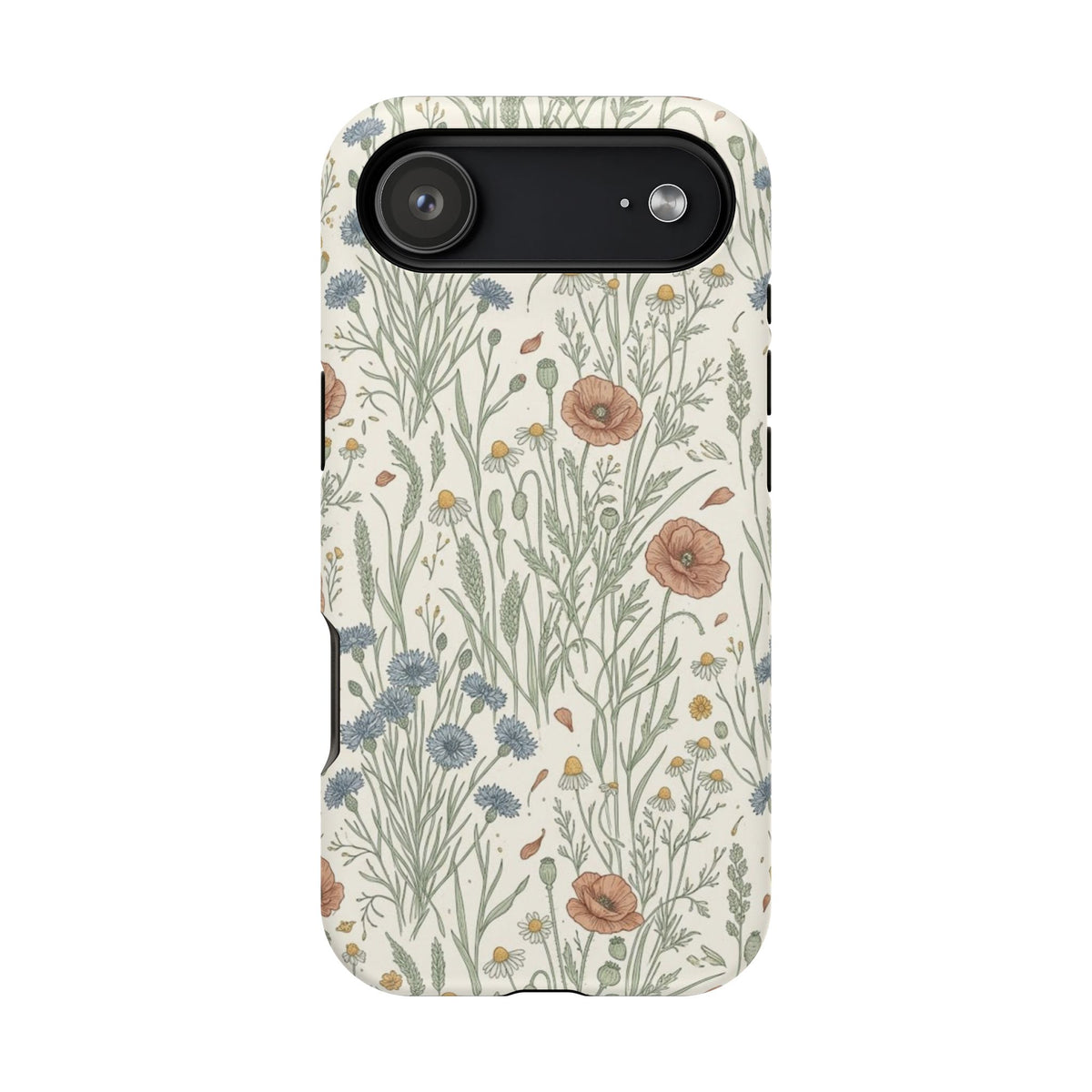 Vintage Wildflower Floral Field - Impact Resistant Phone Case
