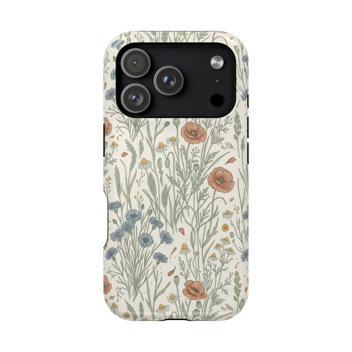 Vintage Wildflower Floral Field - Impact Resistant Phone Case