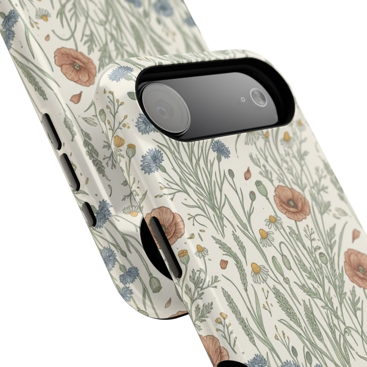 Vintage Wildflower Floral Field - Impact Resistant Phone Case