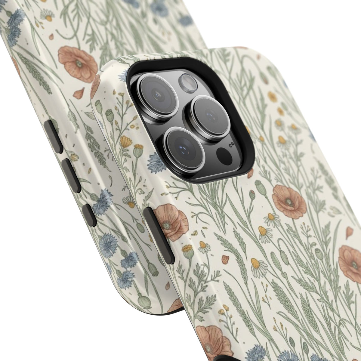 Vintage Wildflower Floral Field - Impact Resistant Phone Case