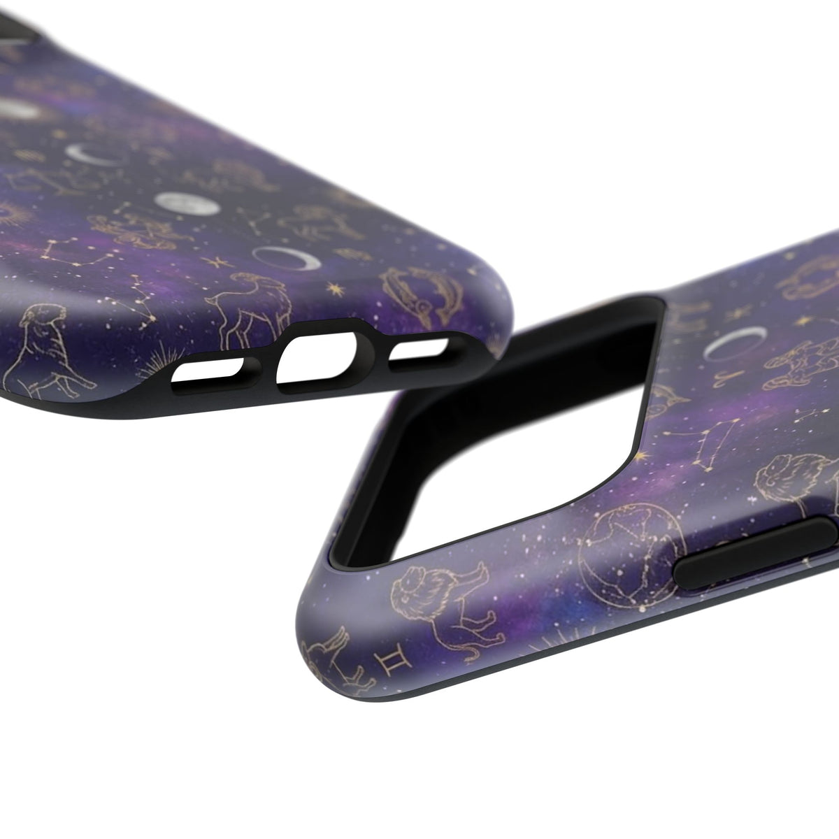 Zodiac Constellation & Moon Phases - Impact-Resistant Phone Case