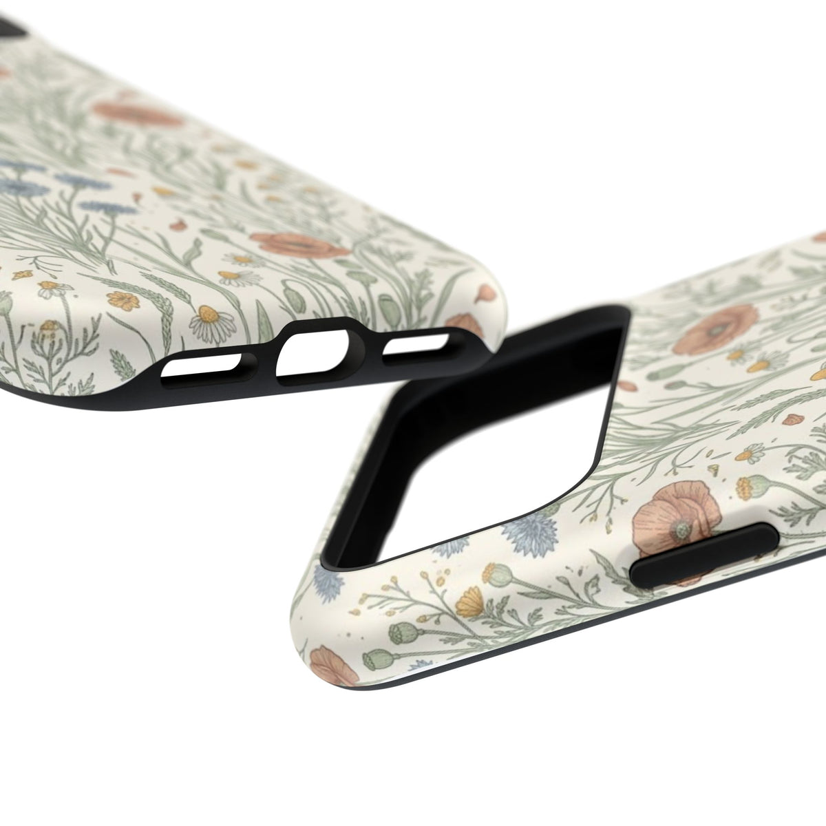Vintage Wildflower Floral Field - Impact Resistant Phone Case
