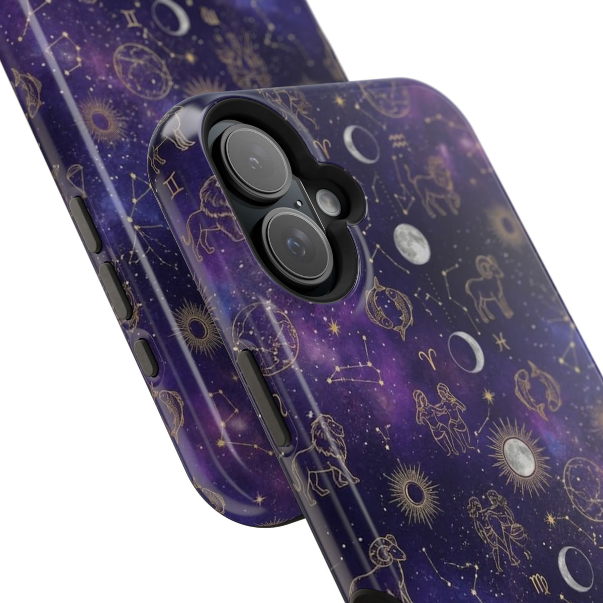 Zodiac Constellation & Moon Phases - Impact-Resistant Phone Case