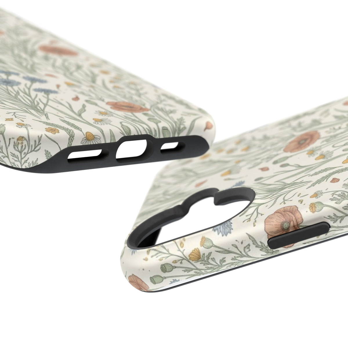 Vintage Wildflower Floral Field - Impact Resistant Phone Case