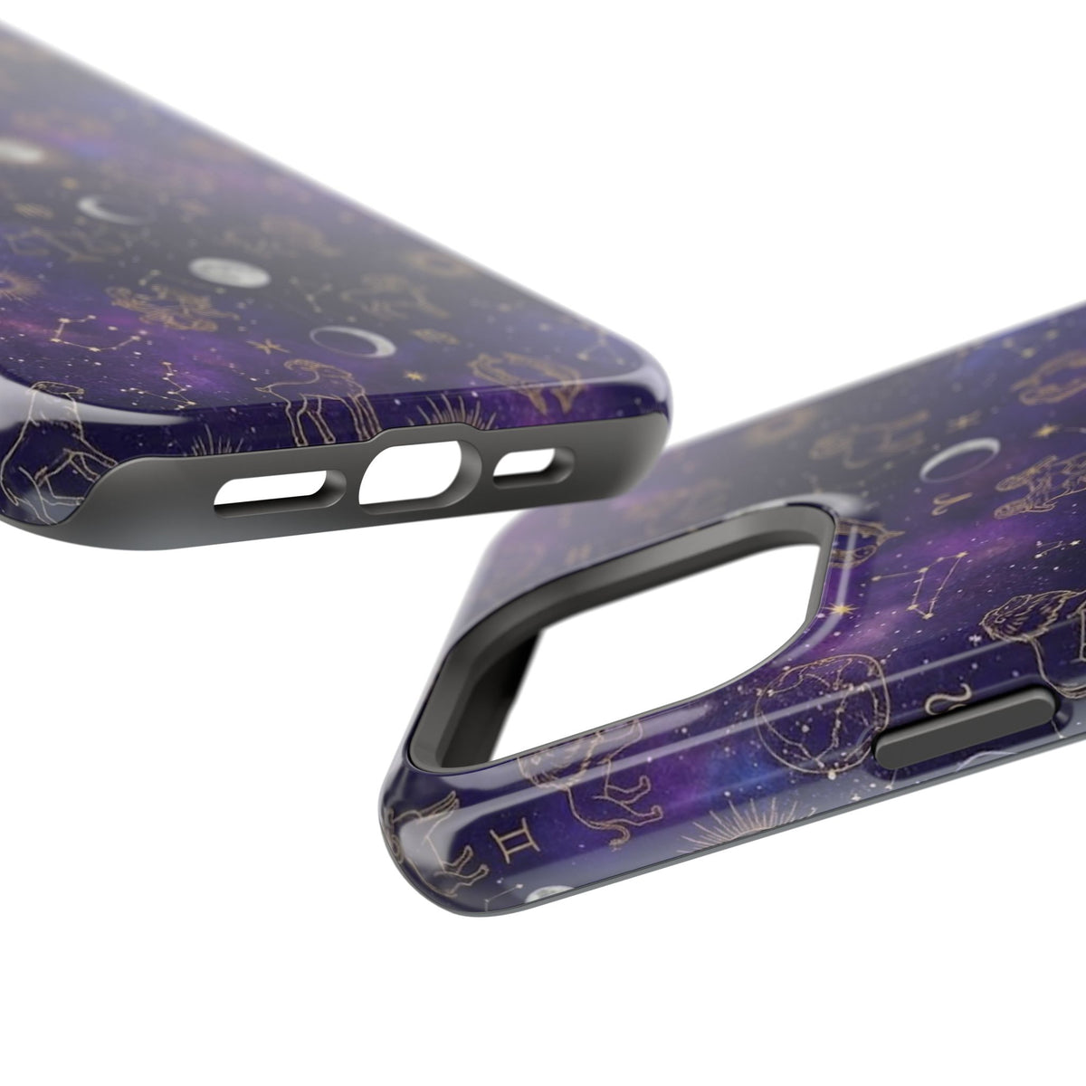 Zodiac Constellation & Moon Phases - Impact-Resistant Phone Case