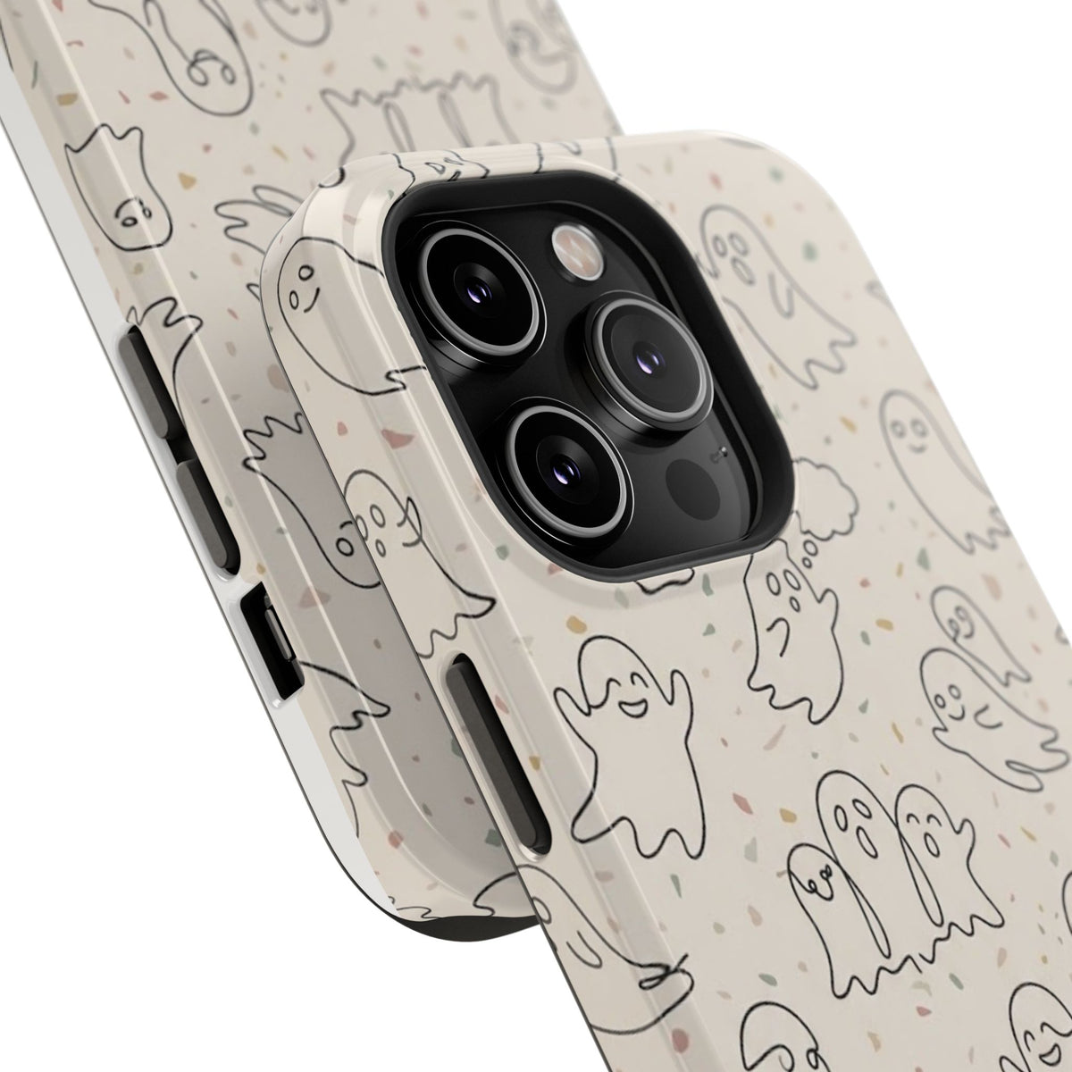 Cute Ghost Pattern - Impact Resistant Phone Case