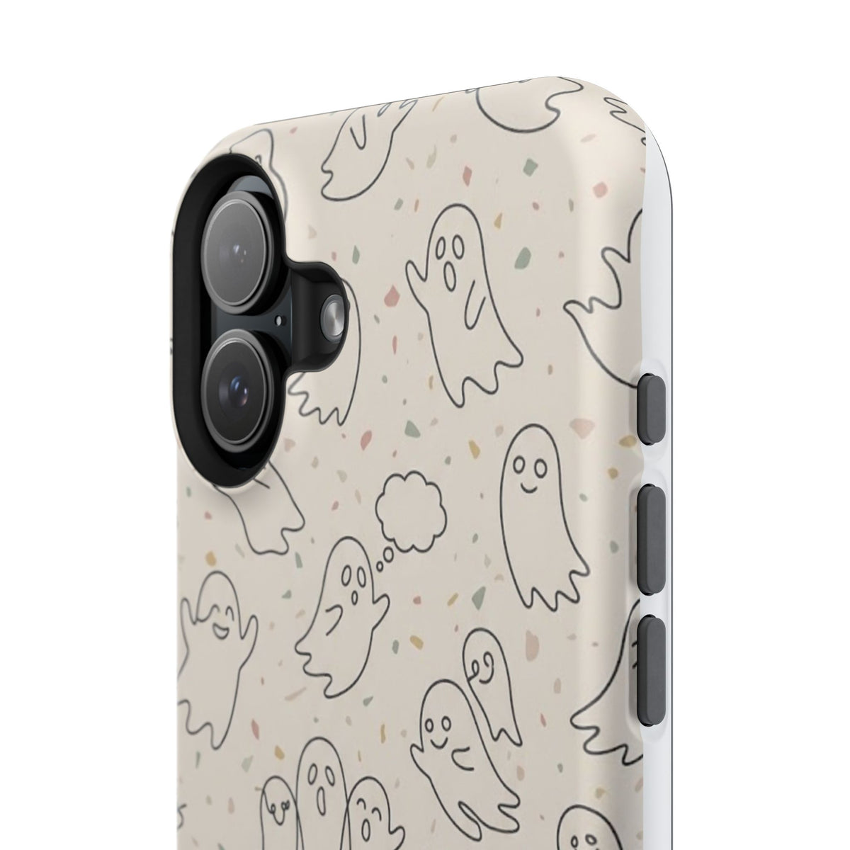 Cute Ghost Pattern - Impact Resistant Phone Case