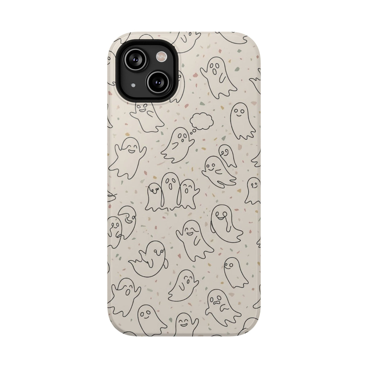 Cute Ghost Pattern - Impact Resistant Phone Case
