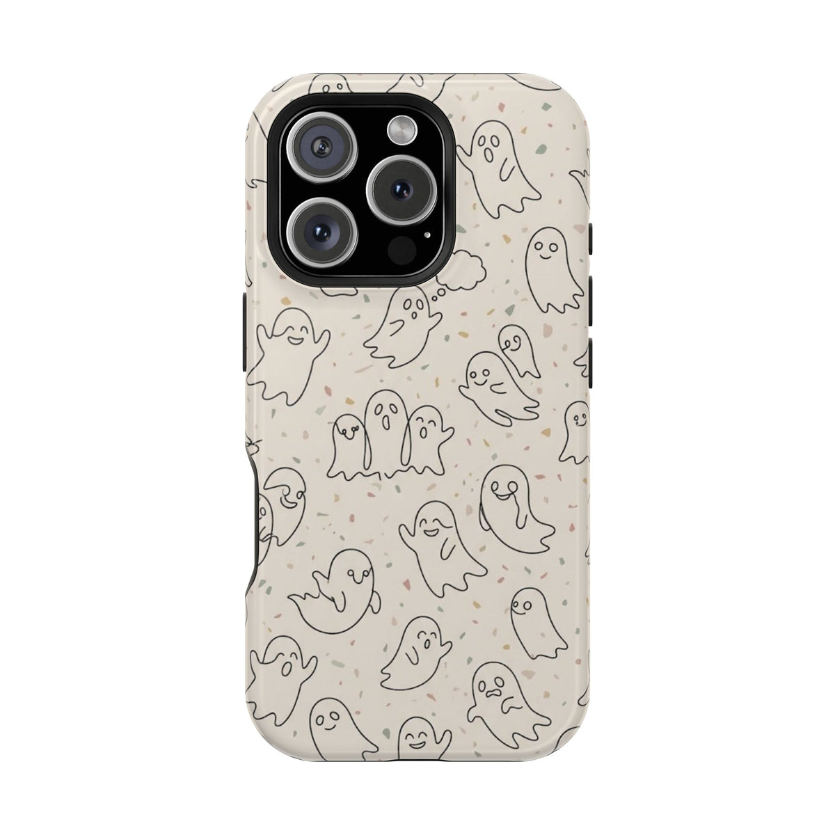 Cute Ghost Pattern - Impact Resistant Phone Case