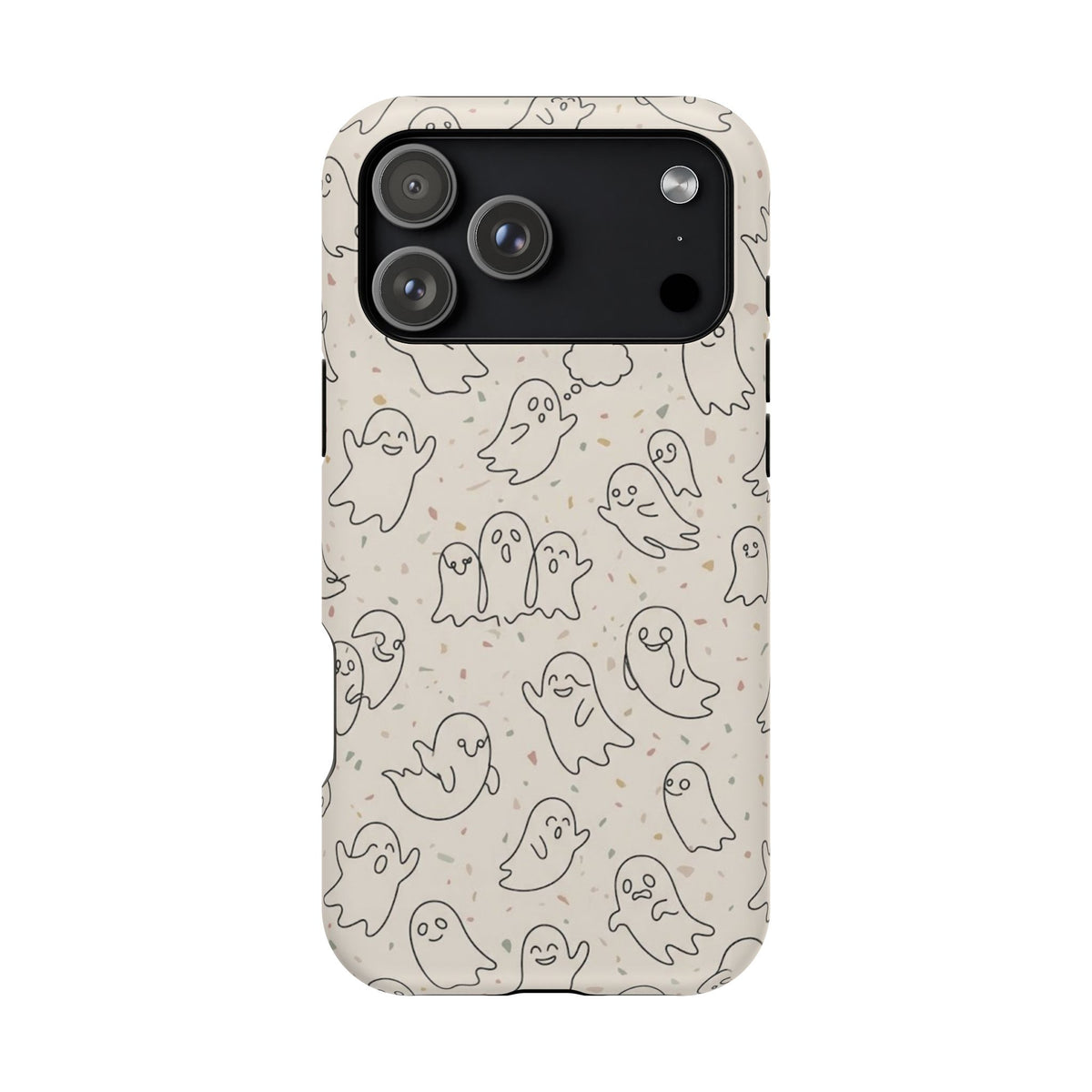 Cute Ghost Pattern - Impact Resistant Phone Case
