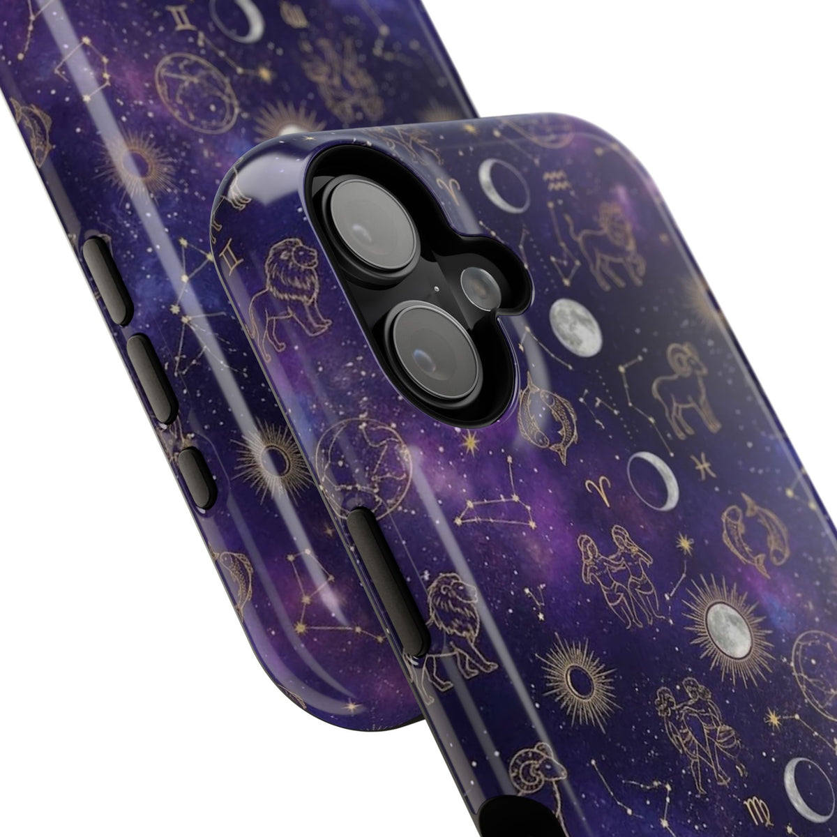 Zodiac Constellation & Moon Phases - Impact-Resistant Phone Case